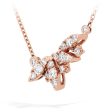 Hearts On Fire White Kites Small Feathers Diamond Necklace Online Hot Sale