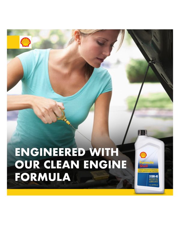 FORMULA SHELL CLEAN ENGINE FORMULA SAE 10W-40 1QT (6 pack) Cheap