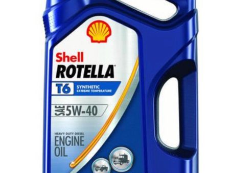 SHELL ROTELLA T6 SYNTHETIC EXTREME TEMPERATURE SAE 5W-40 1GAL (3 pack) Discount