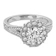 Hearts On Liliana Halo Engagement Ring Discount