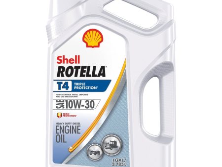 SHELL ROTELLA T4 TRIPLE PROTECTION SAE 10W-30 1GAL (4 pack) Online