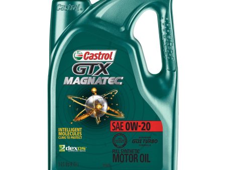 CASTROL GTX MAGNATEC FULL SYNTHETIC SAE OW-20 5QT (3 pack) on Sale