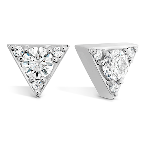 Hearts On Fire Triplicity Triangle Stud Earrings For Cheap