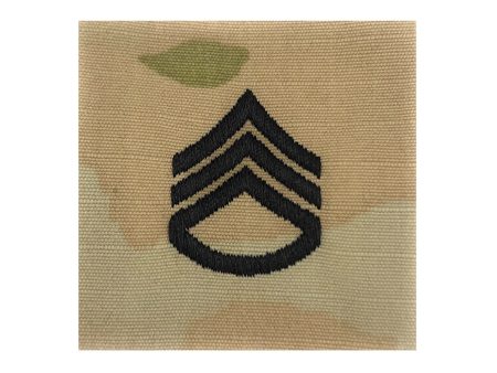 US Army E6 Staff Sergeant OCP 2x2 Sew-On Rank For Shirt,Jacket,Coat Online