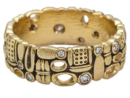 Alex Sepkus 18K YG Favorite Things Band - R-78 For Sale