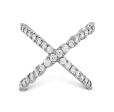 Lorelei Diamond Criss Cross Ring Fashion