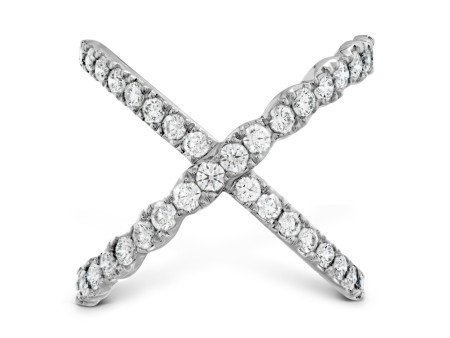 Lorelei Diamond Criss Cross Ring Fashion