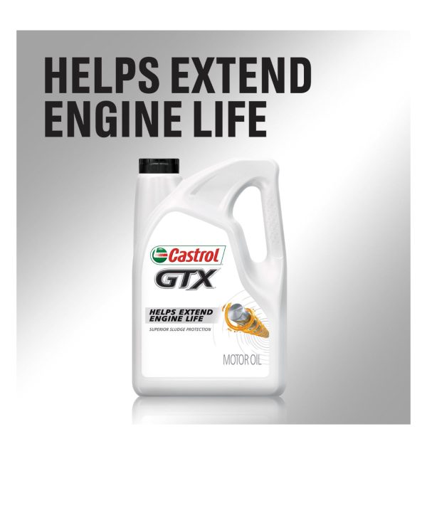 CASTROL GTX SAE 10W-30 5QT (3 pack) Online now