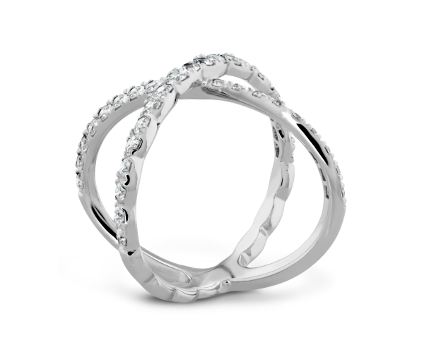 Lorelei Diamond Criss Cross Ring Fashion