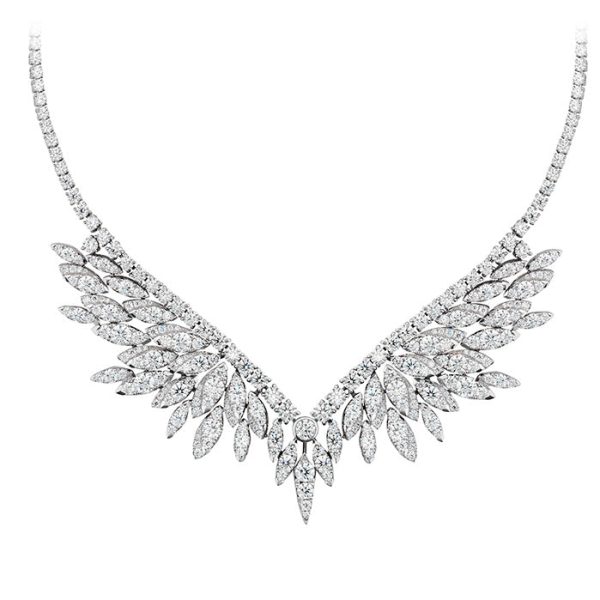 Hearts On Fire White Kites Crest Diamond Necklace Online now