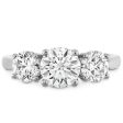 Hearts On Fire Simply Bridal Three Stone Engagement Ring Online Sale