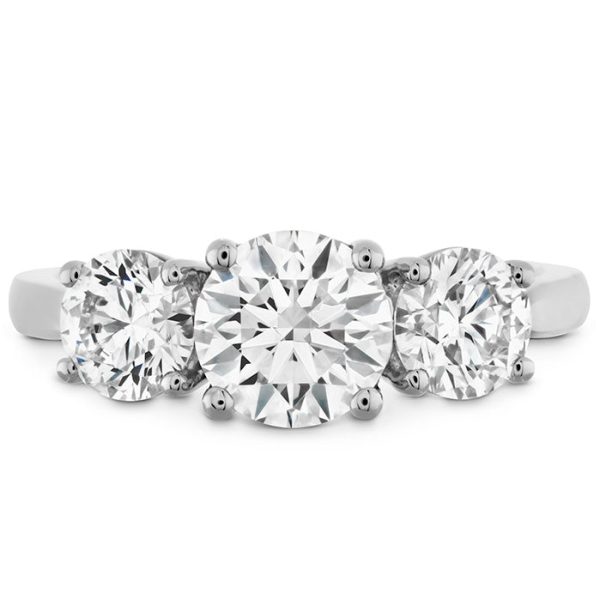 Hearts On Fire Simply Bridal Three Stone Engagement Ring Online Sale