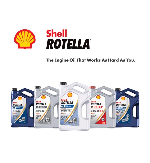 SHELL ROTELLA T5 SYNTHETIC BLEND THECHNOLOGY SAE 15W-40 1GAL (4 park) Hot on Sale