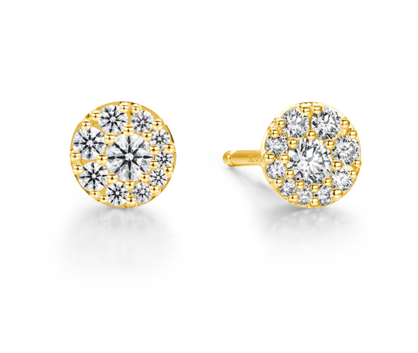 Tessa Diamond Circle Earrings Online Sale