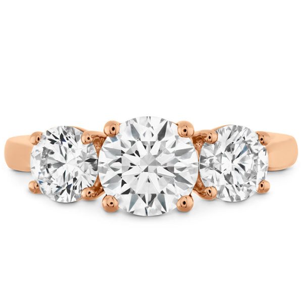 Hearts On Fire Simply Bridal Three Stone Engagement Ring Online Sale