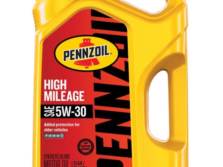 PENZZOIL HIGH MILEAGE SAE 5W-30 5QT (3 pack) Online