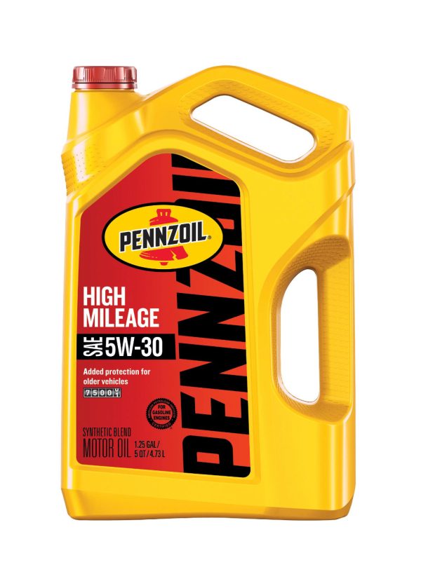 PENZZOIL HIGH MILEAGE SAE 5W-30 5QT (3 pack) Online