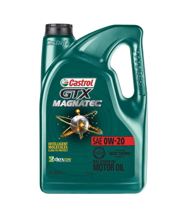 CASTROL GTX MAGNATEC FULL SYNTHETIC SAE OW-20 5QT (3 pack) on Sale