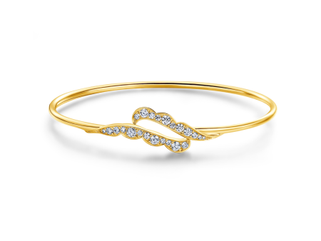 Lorelei Ribbon Flexi Bangle For Cheap