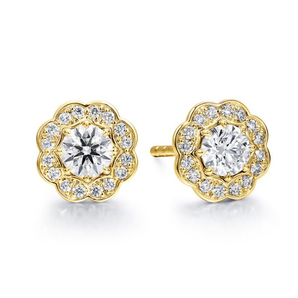 Hearts On Fire Lorelei Halo Stud Diamond Earrings Cheap