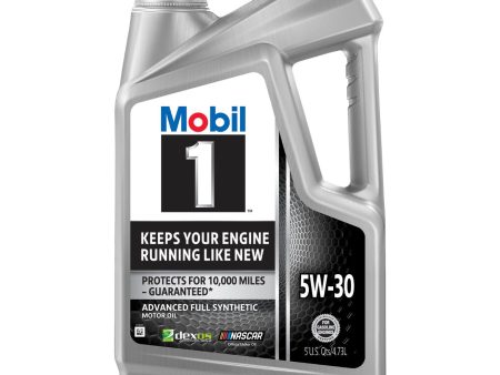 MOBIL 1 KEEPS YOUR ENGINE PROTECTORS 10.000 MILES 5W-30 5QT (3 pack) Online Sale