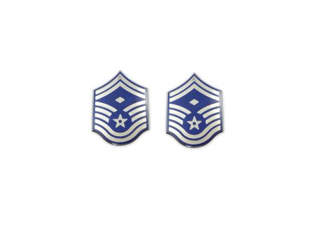 U.S. Air Force E8 Senior Master Sergeant STA-BRITE® Pin-on Supply