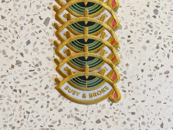 Busy & Broke Merit Badge For Sale