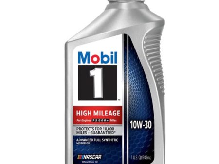 MOBIL 1 HIGH MILEAGE PROTECTORS FOR 10.000 MILE 10W-30 1QT (6 pack) on Sale