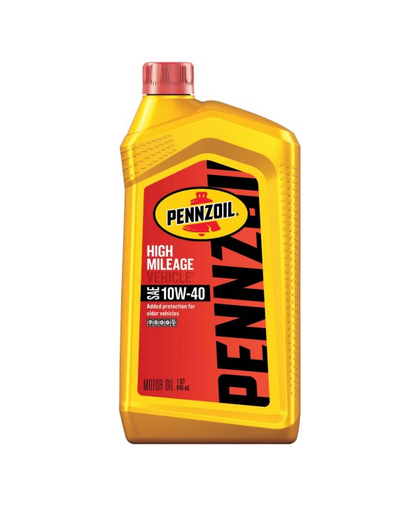 PENNZOIL HIGH MILEAGE SAE 10W-40 1QT (6 pack) Online now