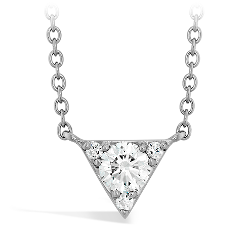 Hearts On Fire Triplicity Triangle Pendant Necklace Hot on Sale