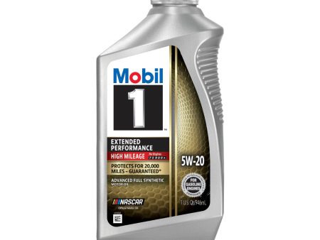 MOBIL 1 EXTENDED PERFORMANCE HIGH MILEAGE FOR 20.000 MILE 5W-20 1QT (6 park) Online Sale