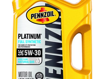 PENNZOIL PLATINUM FULL SYNTHETIC SAE 5W-30 5QT (3 pack) For Cheap