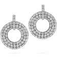 Hearts On Fire Silk Pave Open Circle Diamond Earrings Online Hot Sale