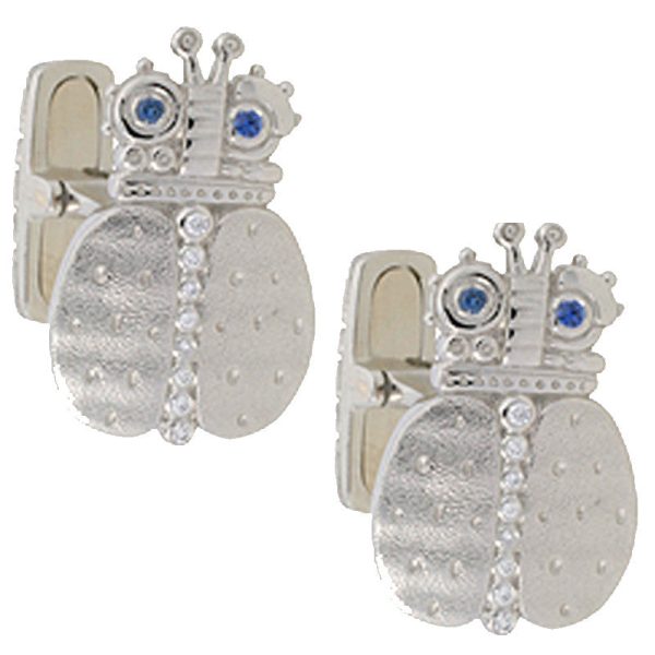 Alex Sepkus Skeptical Beetle Cufflinks - C-25P Online Hot Sale