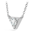 Hearts On Fire Triplicity Triangle Pendant Necklace Hot on Sale