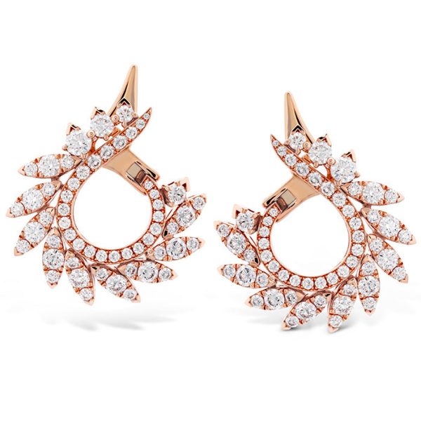 Hearts On Fire White Kites Feathers Diamond Earrings Online