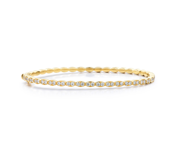 Lorelei Floral Diamond Bangle Fashion