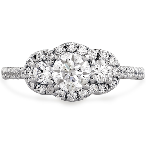 Hearts On Fire Transcend Three Stone Engagement Ring Online now