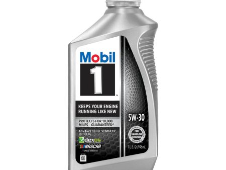 MOBIL 1 KEEPS YOUR ENGINE PROTECTORS 10.000 MILES 5W-30 1QT (6 pack) Sale