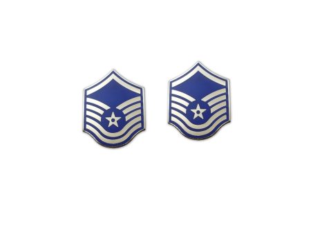 U.S. Air Force E7 Master Sergeant Sta-Brite® Pin-on Online Hot Sale