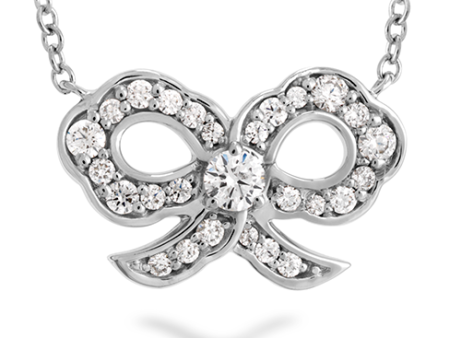 Hearts On Fire Lorelei Diamond Bow Necklace Online now