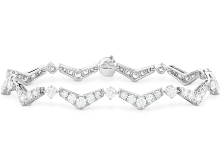 Hearts On Fire Triplicity Pointed Line Diamond Bracelet Hot on Sale