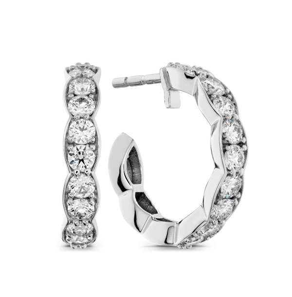 Lorelei Floral Hoop Earrings Fashion