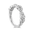 Lorelei Floral Diamond Double Twist Band Discount