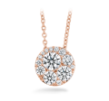 Tessa Diamond Circle Pendant Online now