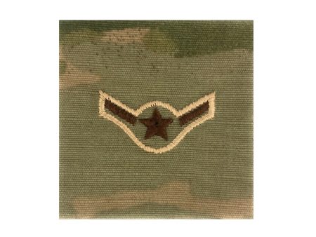 U.S. Air Force E2 Airman OCP Spice Brown Sew-On Rank For Shirt,Jacket,Coat For Discount