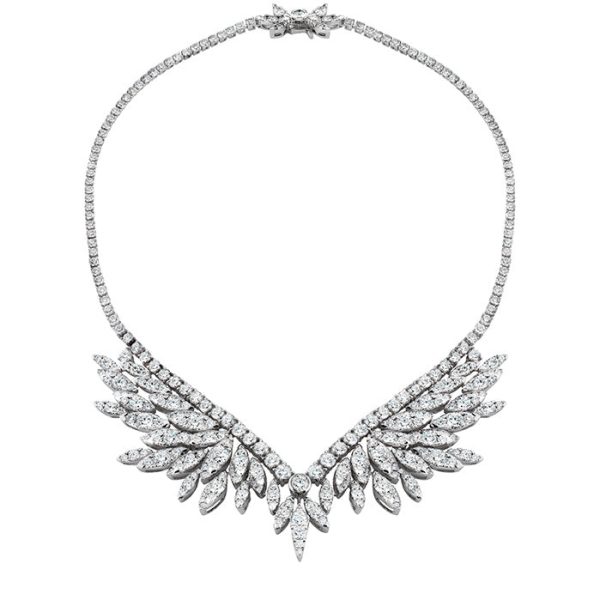 Hearts On Fire White Kites Crest Diamond Necklace Online now