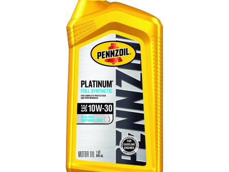 PENNZOIL PLATINUN FULL SYNTHETIC SAE 10W-30 1QT (6 pack) Online now