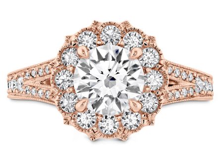 Hearts On Liliana Halo Engagement Ring Discount