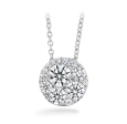 Tessa Diamond Circle Pendant Online now